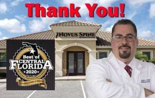 Novus Spine & Pain Center recognized as the Best of Central Florida